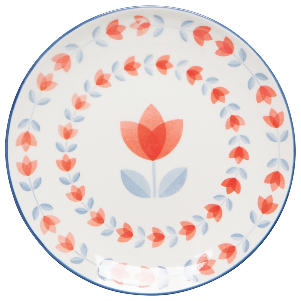 Picture of Danica Brands NPT2198D 6 in. Red Tulip Stamped Appetizer Plate