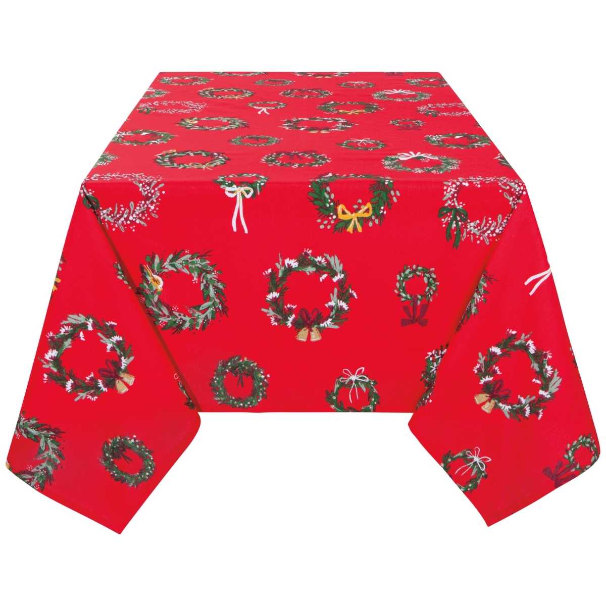 Picture of Danica Brands NTC2449D 60 x 90 in. Wreaths Christmas Tablecloth
