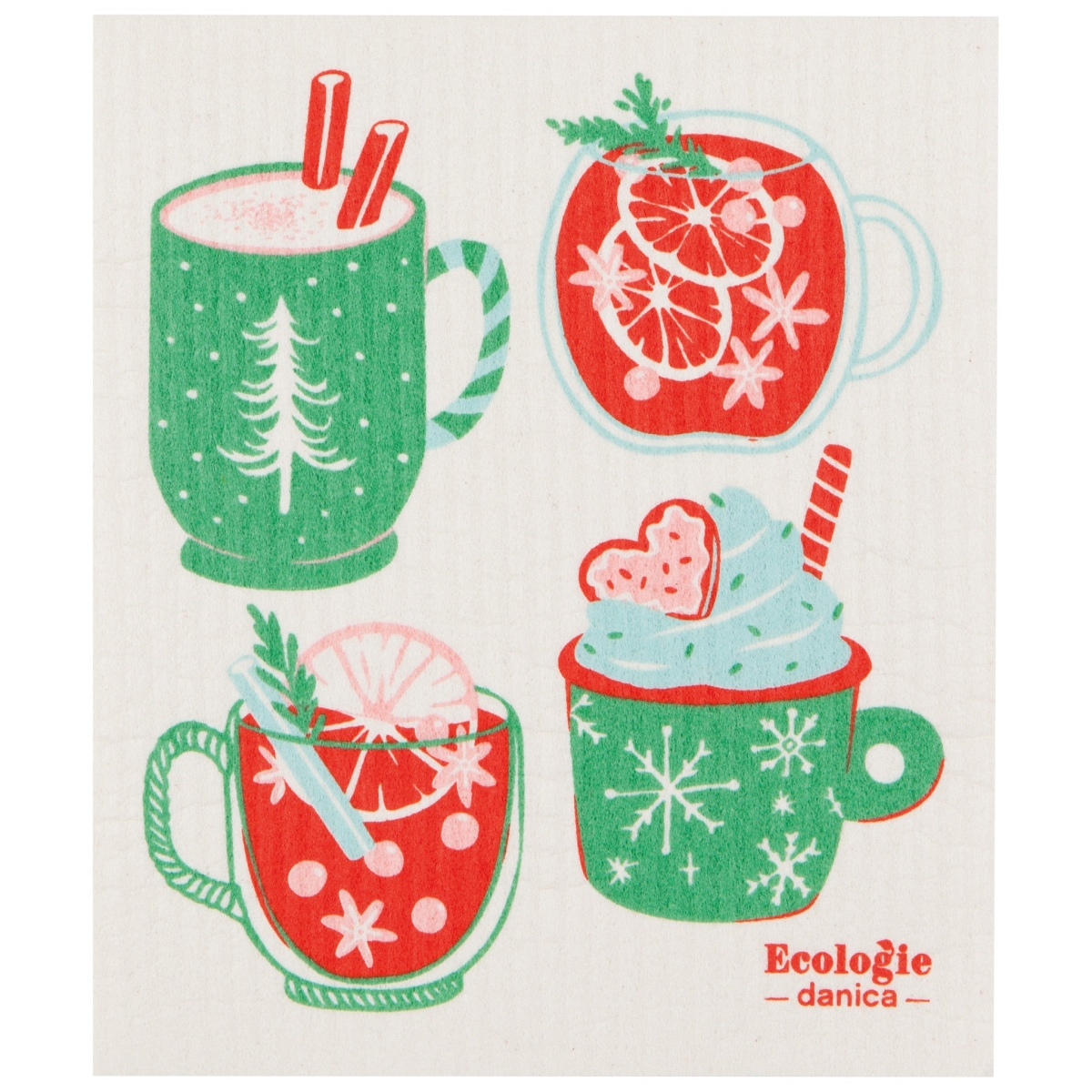 Picture of Danica Brands ESW2686D 6.5 x 8 in. Cozy Cups Swedish Sponge Cloth