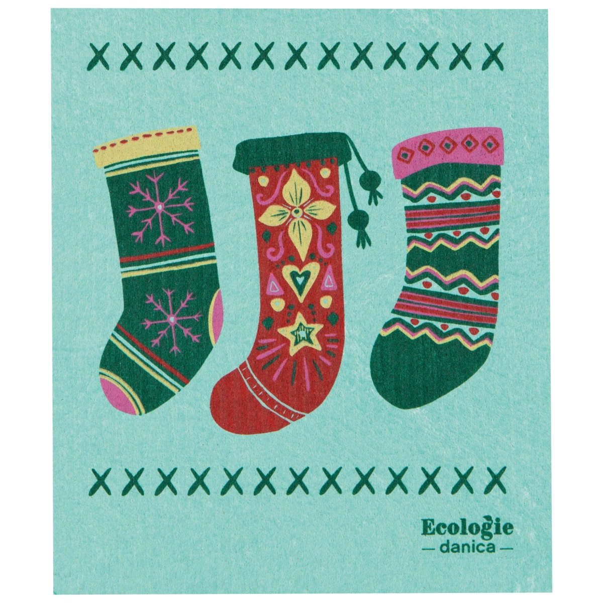 Picture of Danica Brands ESW2689D 6.5 x 8 in. Winter Woolens Swedish Sponge Cloth