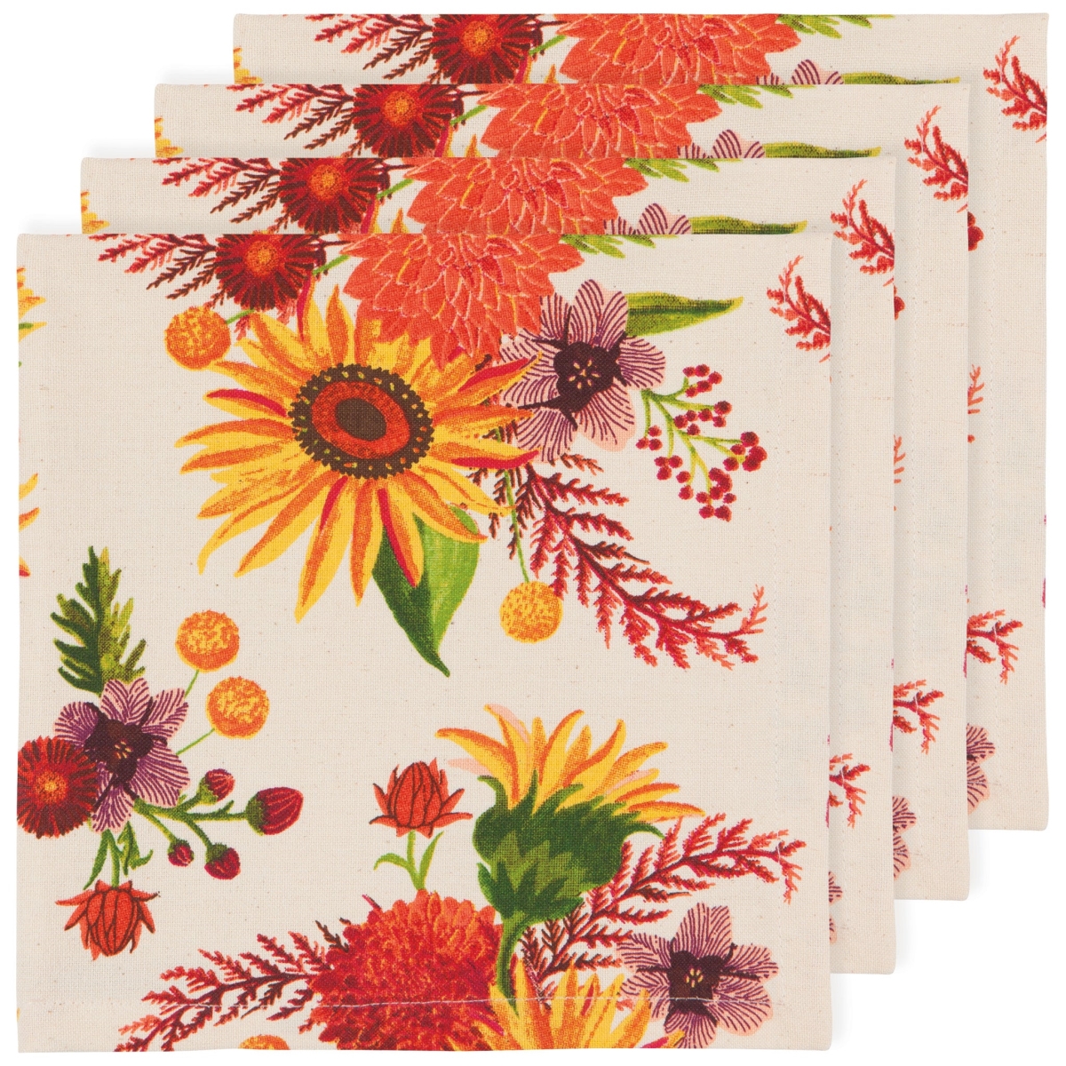 Picture of Danica Brands NNP2323D Sunflower Splendor Napkins, Set of 4