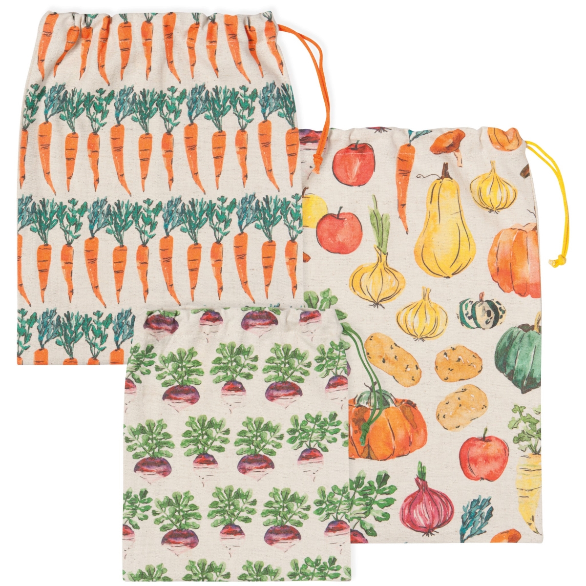Picture of Danica Brands NPB2332D Veggie Stand Reusable Produce Bags - Set of 3