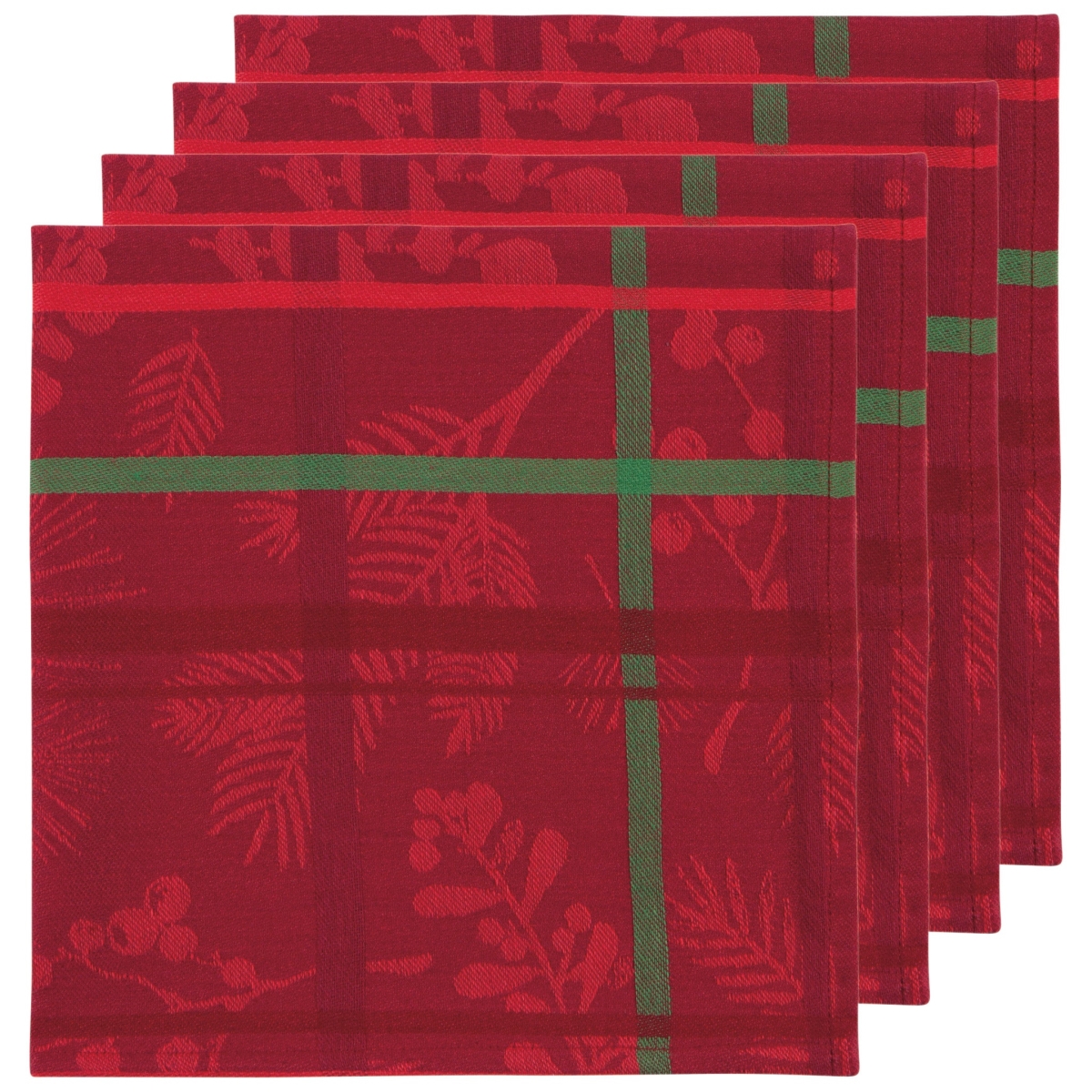 Picture of Danica Brands NNP2364D Winterberry Jacquard Napkins, Set of 4