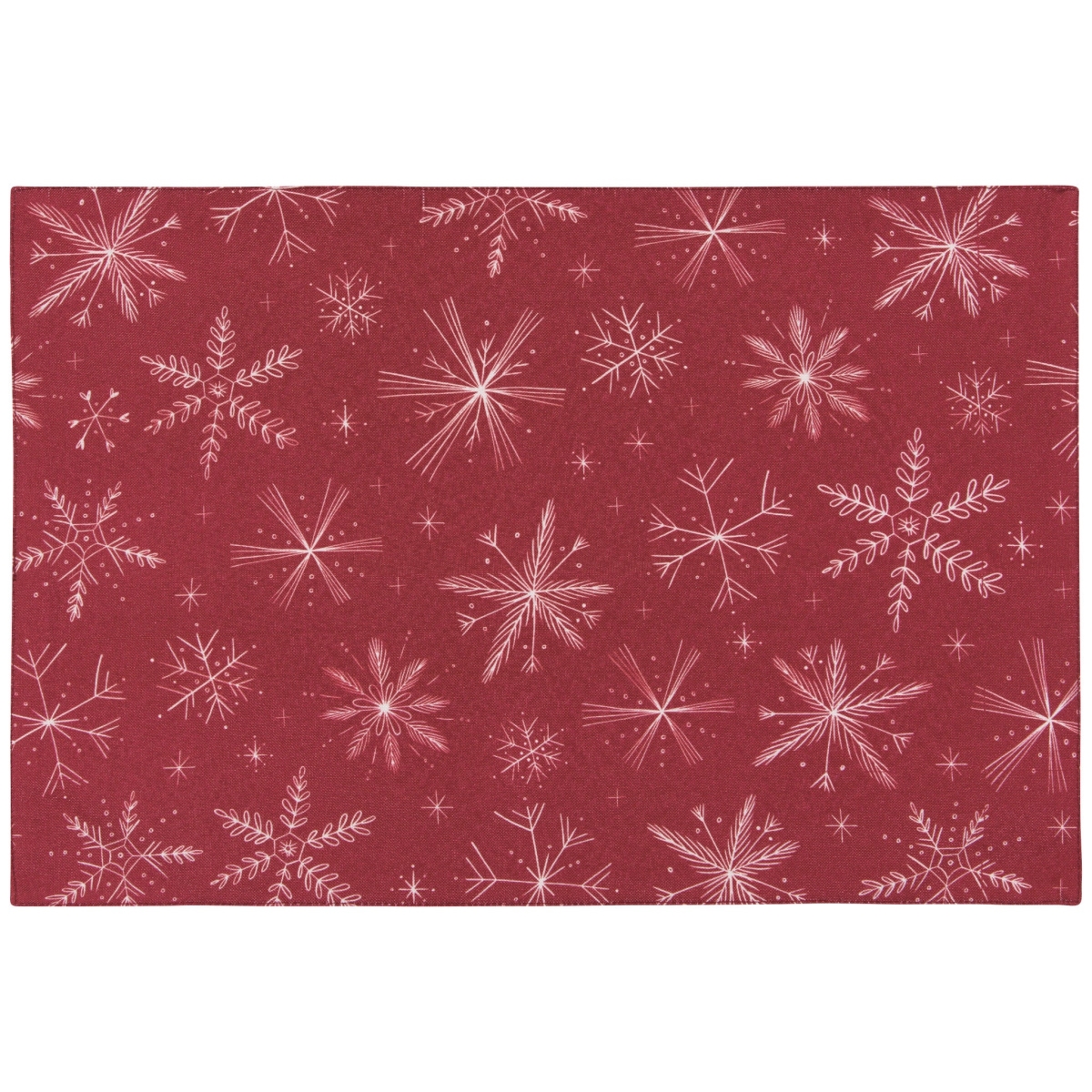 Picture of Danica Brands NPM2413D 12 x 18 in. Snowflakes Christmas Placemat