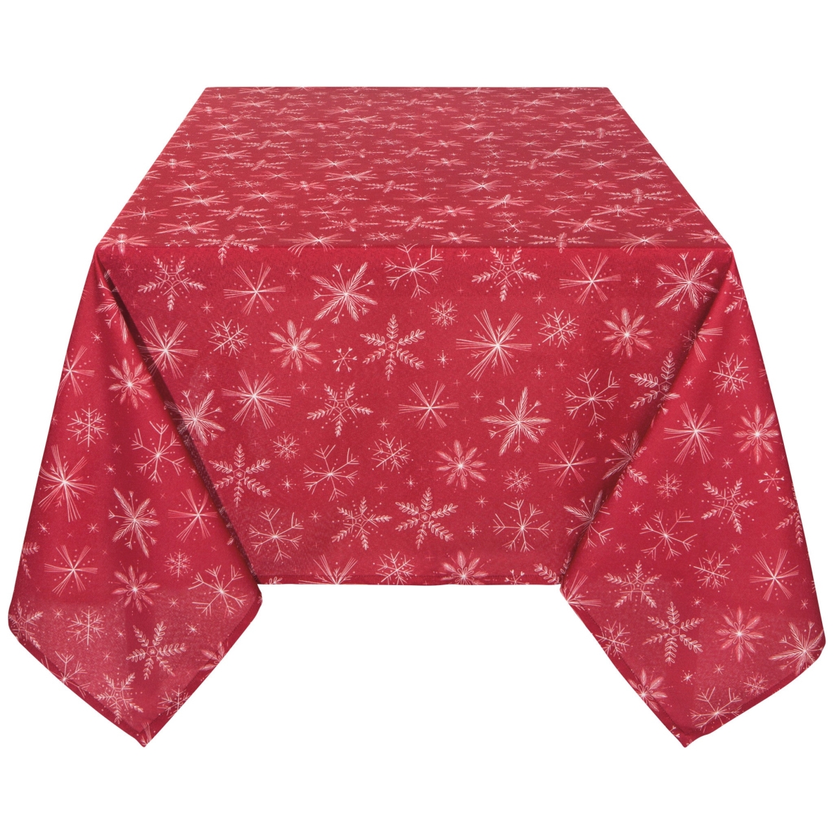 Picture of Danica Brands NTC2853D 60 x 90 in. Snowflakes Christmas Tablecloth