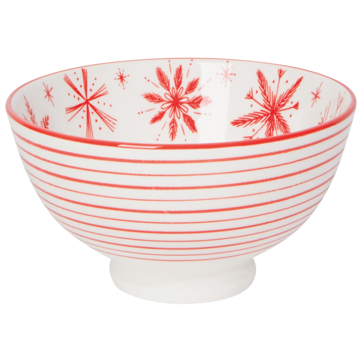 Picture of Danica Brands NBO2366D 4 in. Snowflakes Stamped Bowl