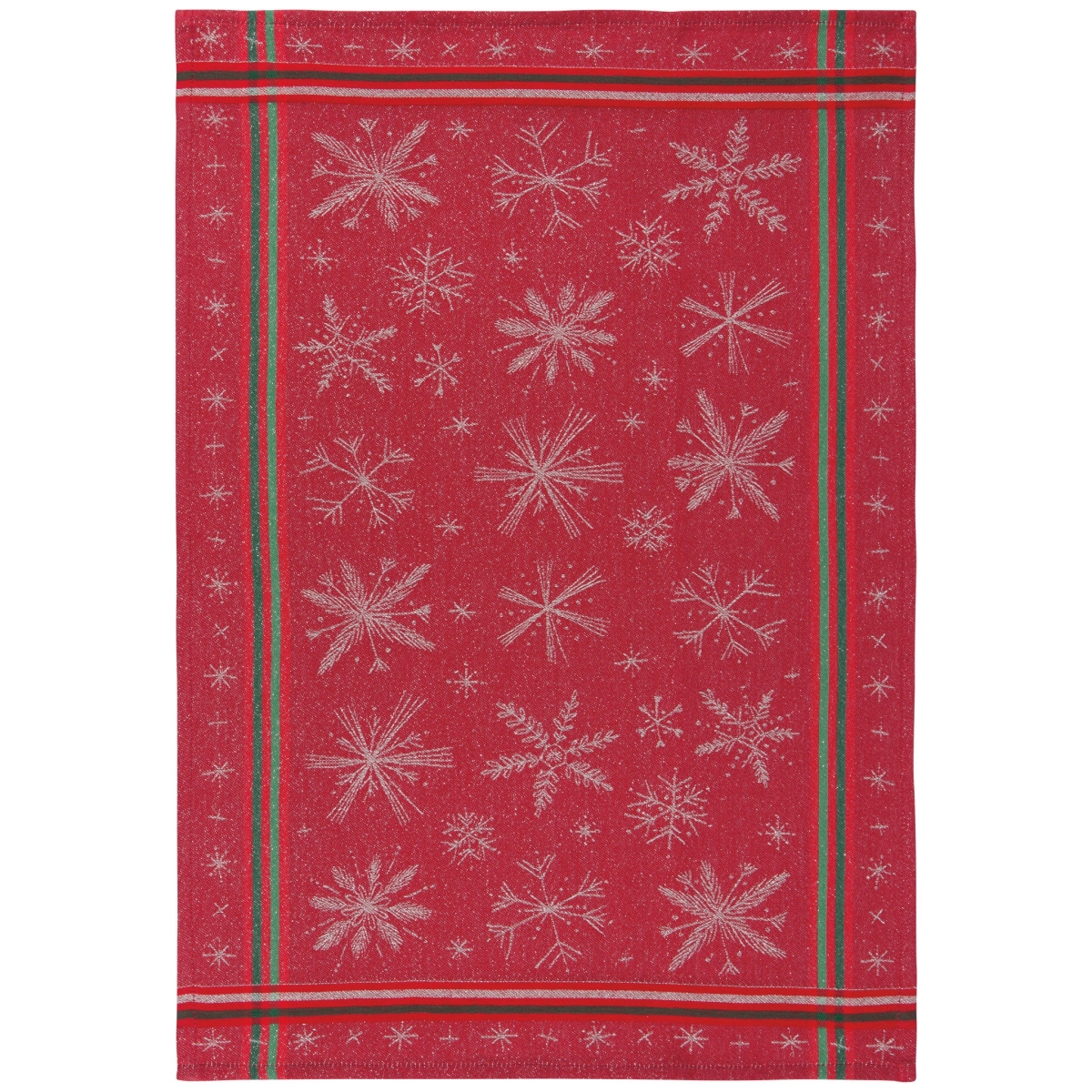 Picture of Danica Brands NKT2416D 18 x 28 in. Snowflakes Jacquard Dishtowel