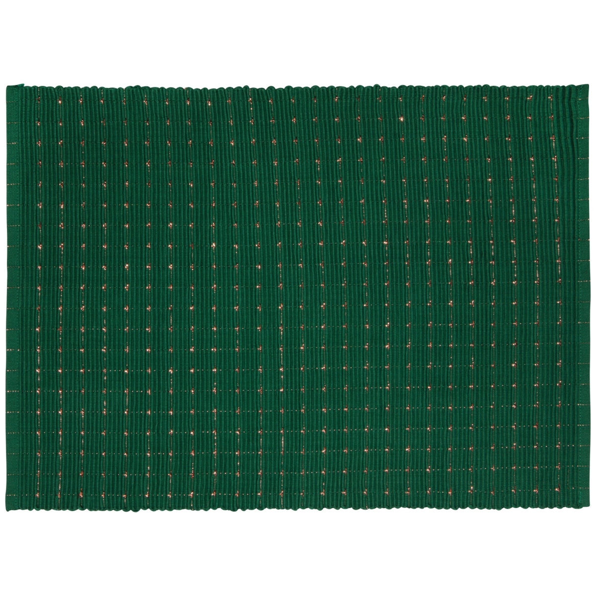Picture of Danica Brands NPM2827D 14 x 19 in. Green & Copper Ribbed Placemat