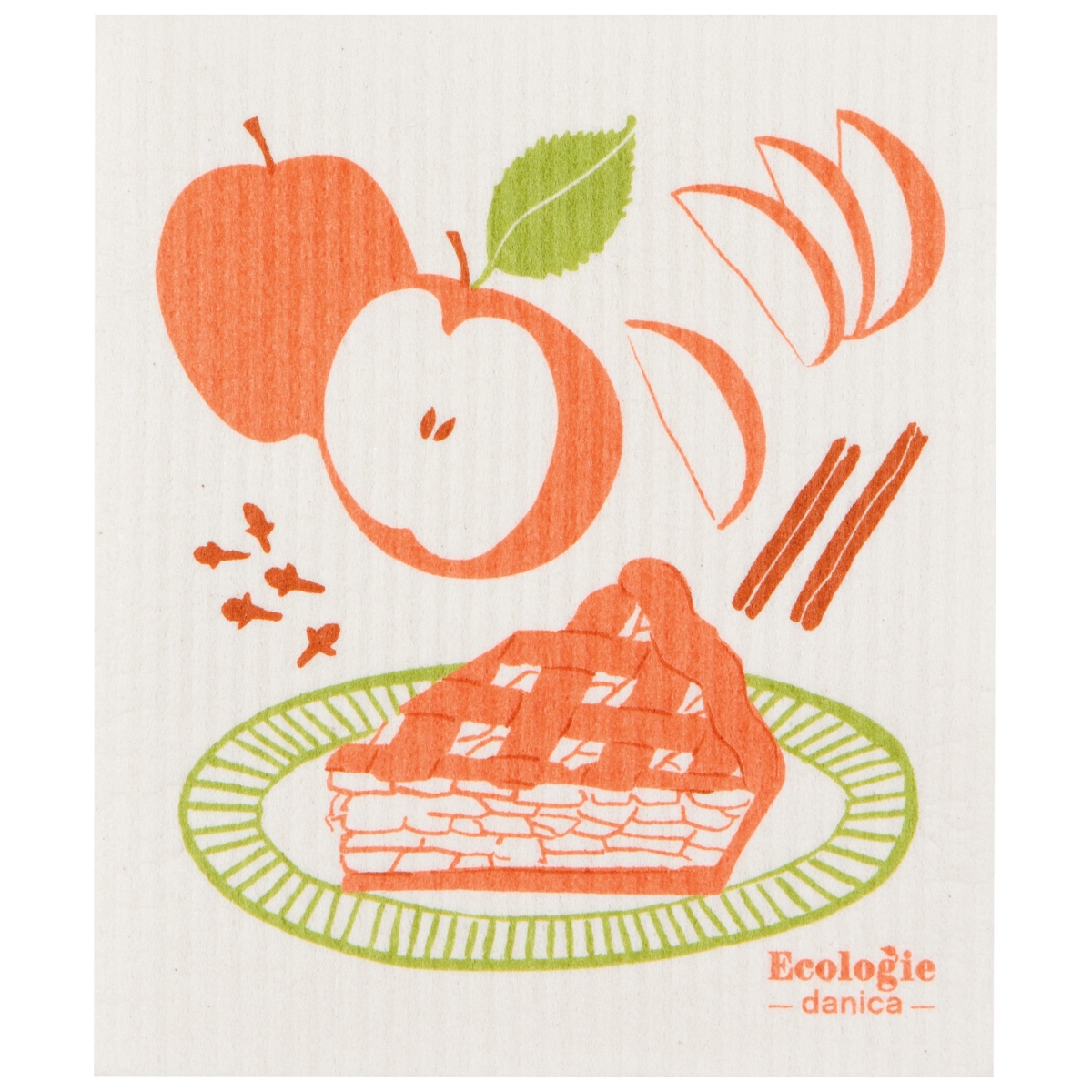 Picture of Danica Brands ESW2674D 6.5 x 8 in. Sweet As Pie Swedish Dishcloth