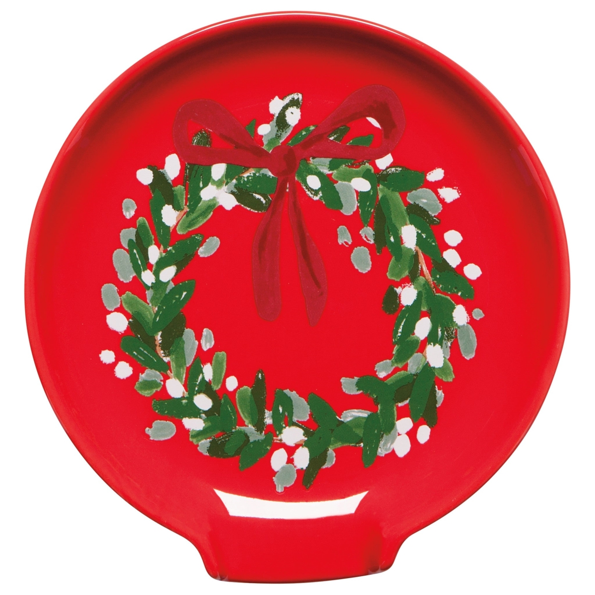 Picture of Danica Brands NTS2452D 5.25 x 5.5 in. Wreaths Spoon Rest