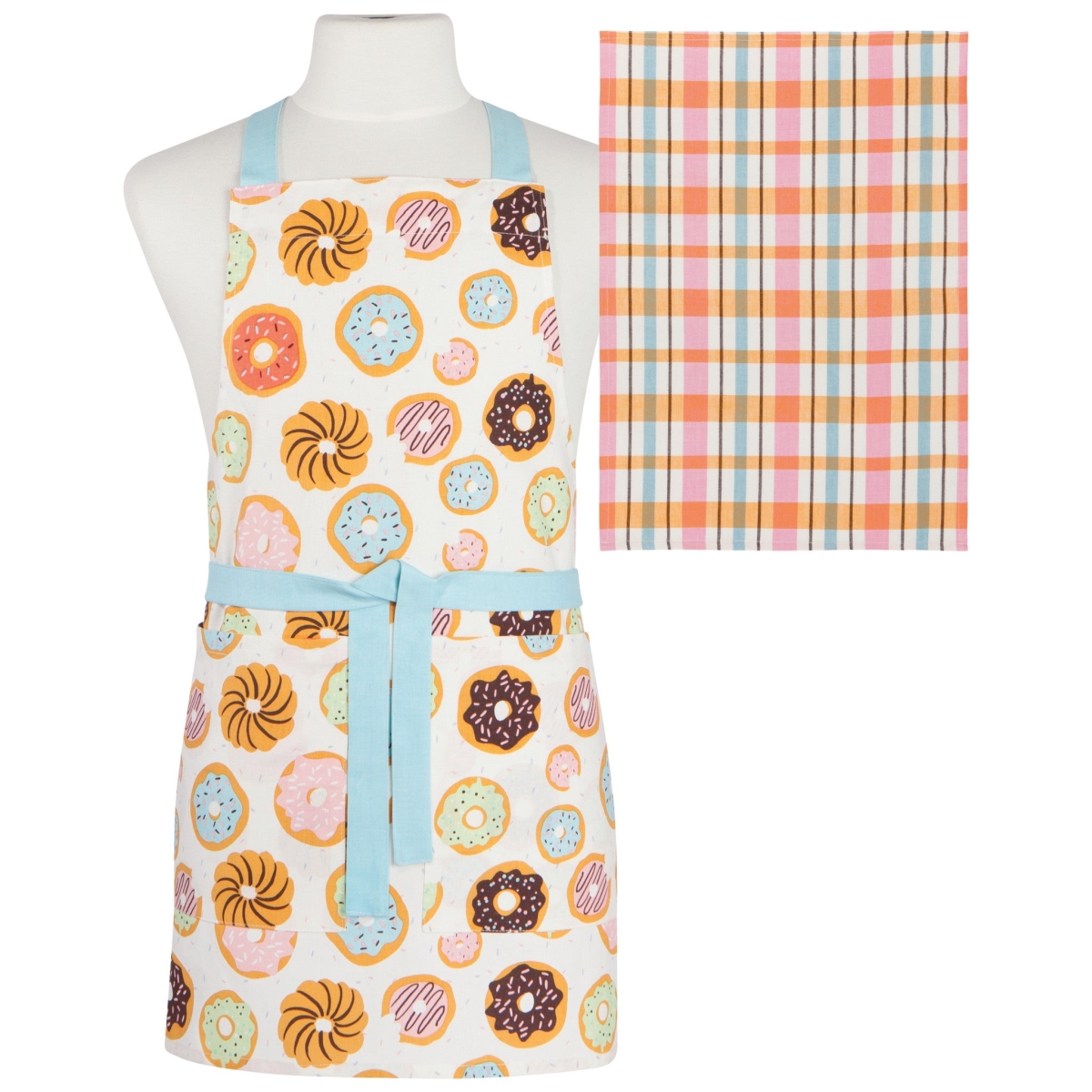 Picture of Danica Brands JAP2597D Donuts Apron & Dishtowel Set