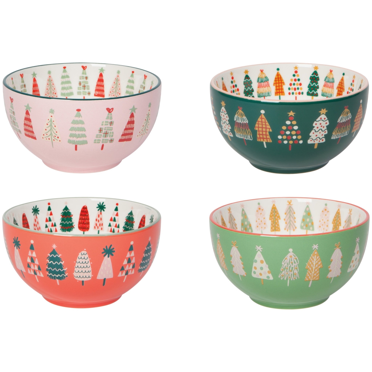 Picture of Danica Brands JBO2591D 14 oz Glitzmas Everyday Bowls, Set of 4