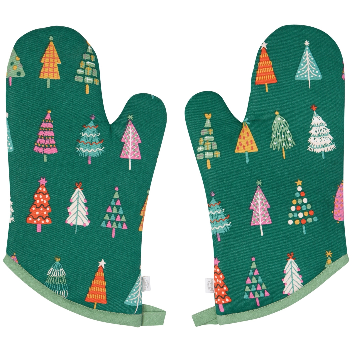 Picture of Danica Brands JOM2589D Glitzmas Packaged Oven Mitts, Set of 2