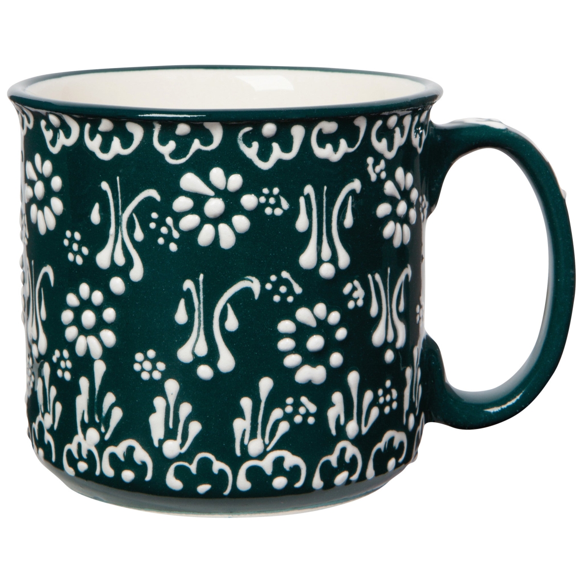 Picture of Danica Brands HMG2264D 12 oz Hand-Painted Turkish Mug - Evani Forest