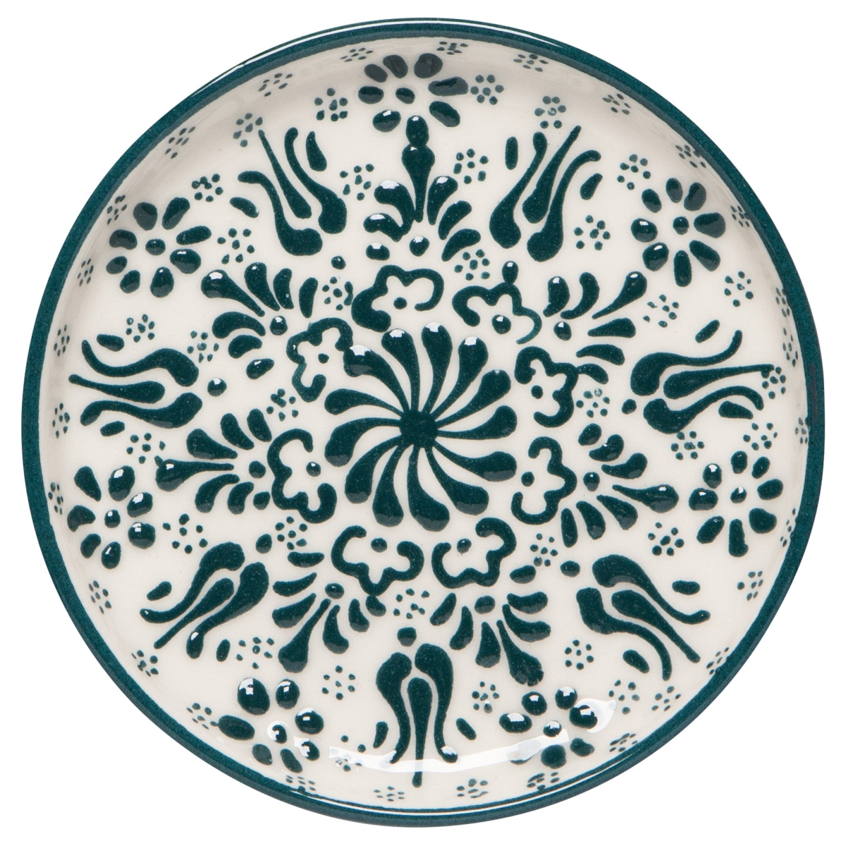Picture of Danica Brands HBO2772D 4.75 in. Hand-Painted Turkish Dish - Evani Forest