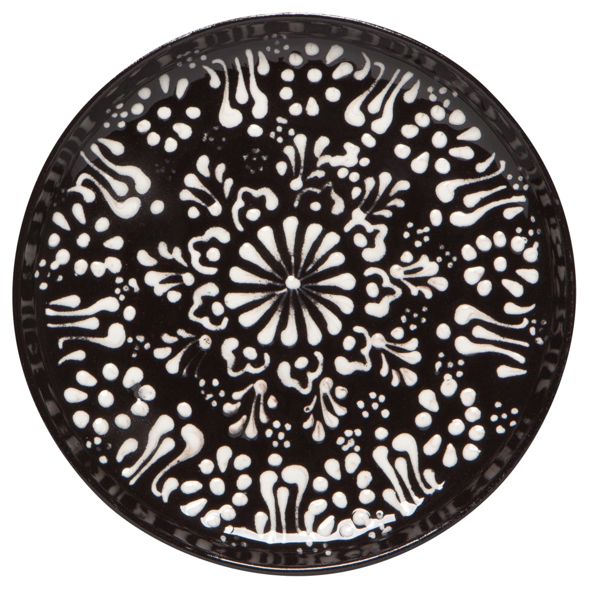 Picture of Danica Brands HBO2776D 4.75 in. Hand-Painted Turkish Dish - Evani Black