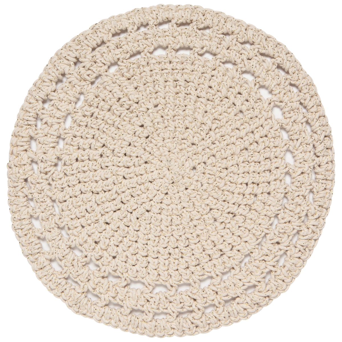 Picture of Danica Brands HPM2750D 15 in. Gold Aura Hand-Knotted Placemat