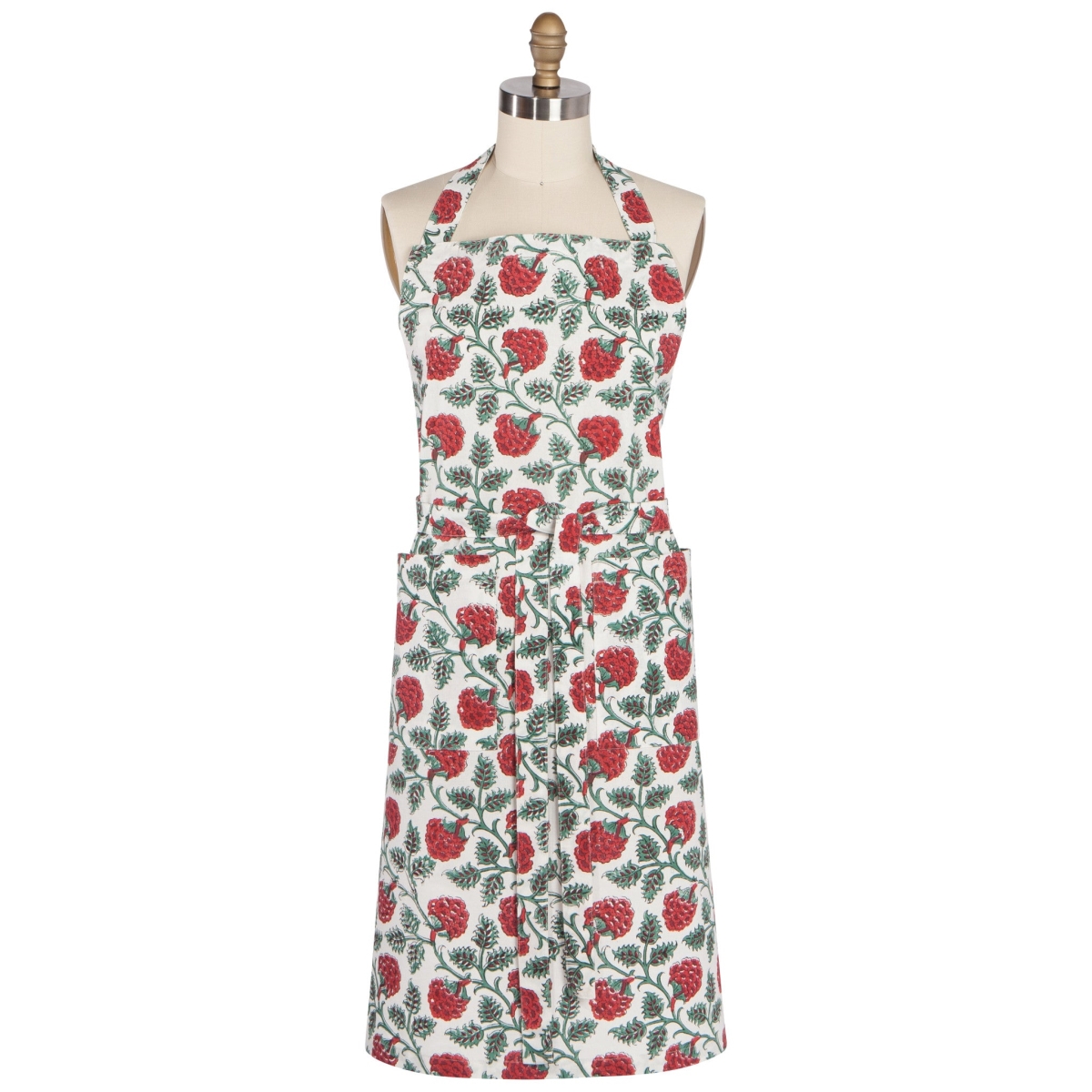 Picture of Danica Brands HAP2735D Carnation Block Print Apron