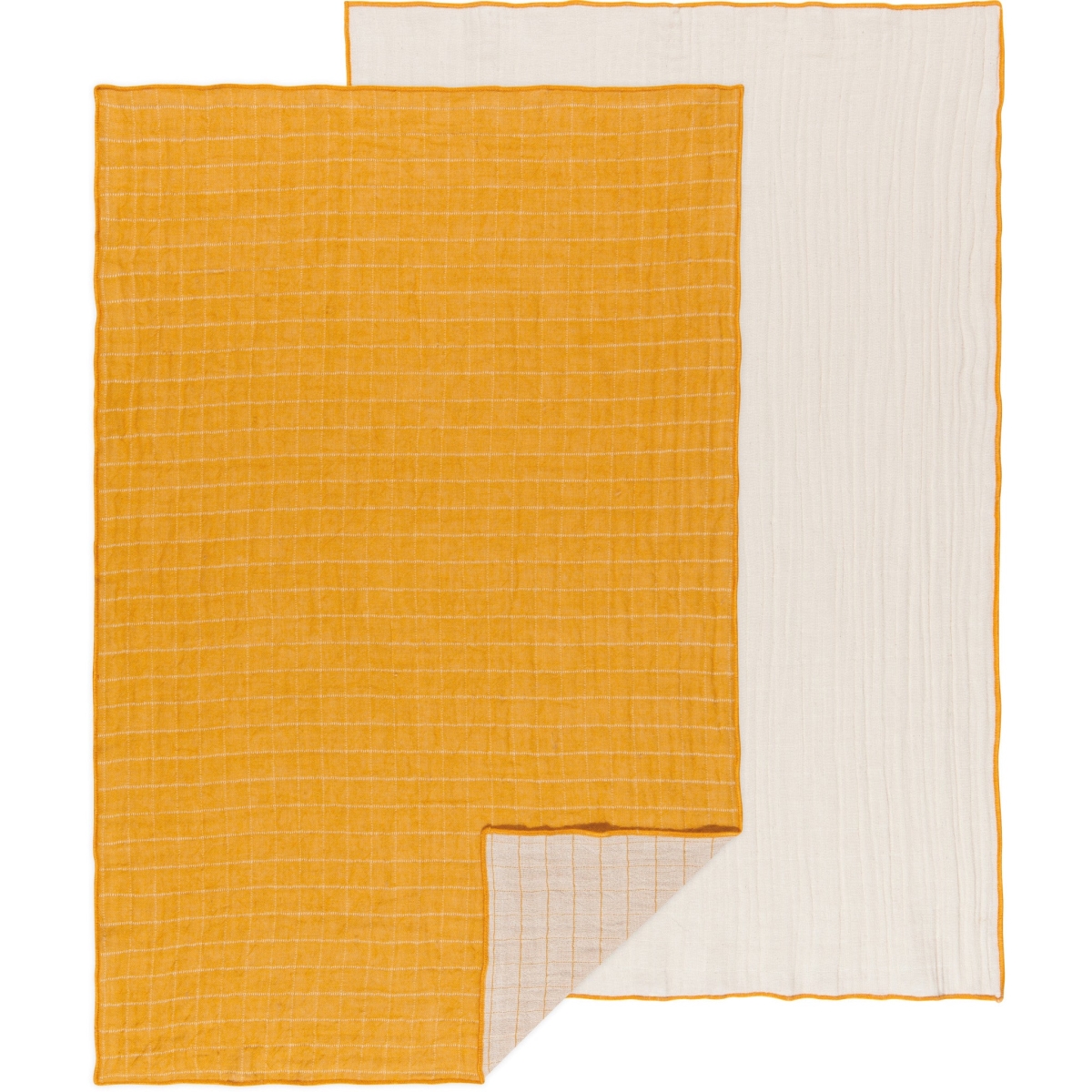 Picture of Danica Brands HKT2791D Ochre Double Weave Dishtowels, Set of 2