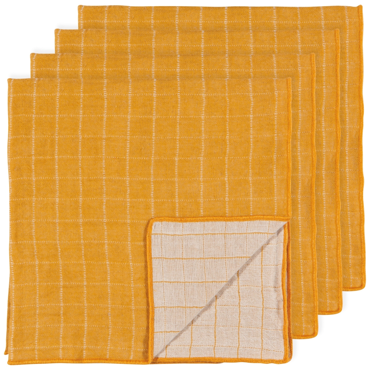 Picture of Danica Brands HNP2792D Ochre Double Weave Napkins, Set of 4