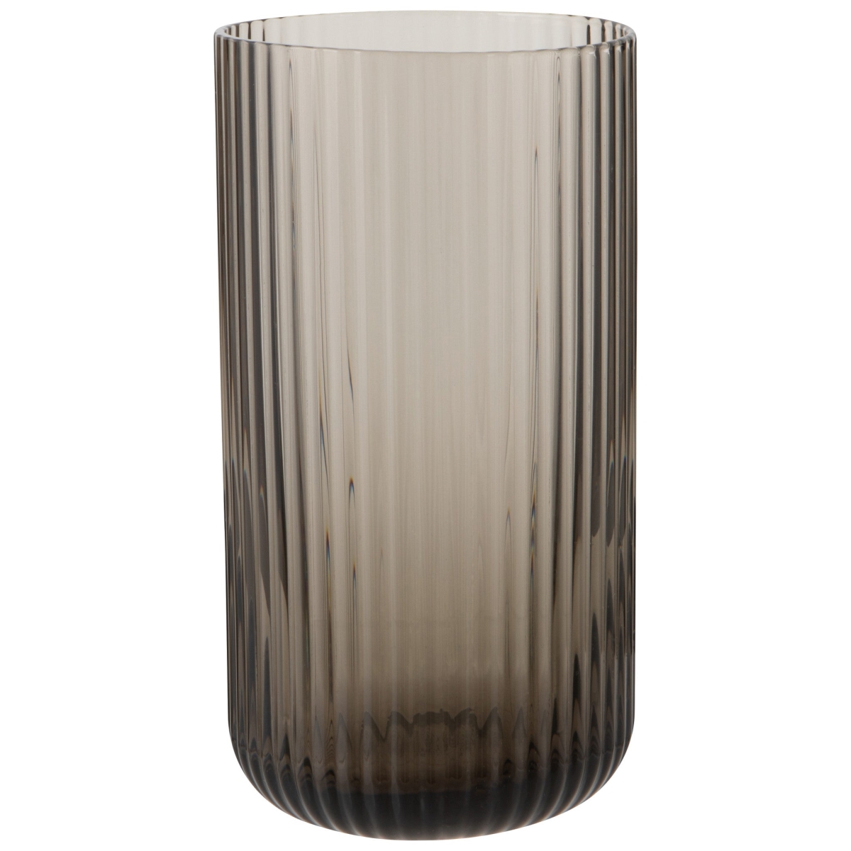 Picture of Danica Brands HGL2700D 17 oz Fluted Glass - Smoke
