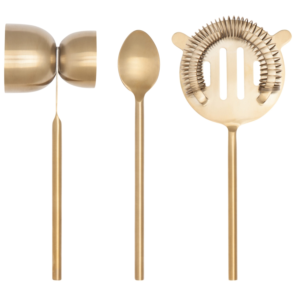Picture of Danica Brands HBW2722D Matte Gold Bar Tools - Set of 3