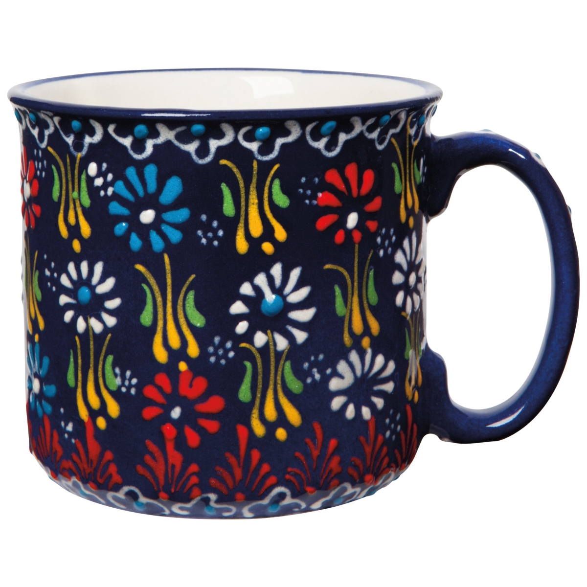 Picture of Danica Brands HMG2931D 12 oz Hand-Painted Turkish Mug - Evani Azure