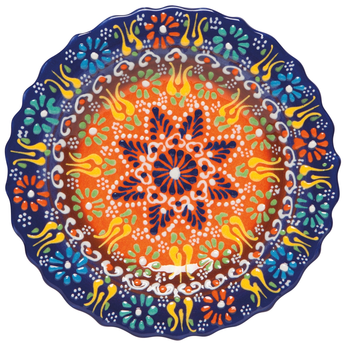 Picture of Danica Brands HPT2932D 7.5 in. Hand-Painted Turkish Plate - Evani Azure