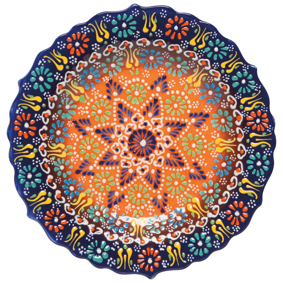 Picture of Danica Brands HPT2933D 10 in. Hand-Painted Turkish Plate - Evani Azure