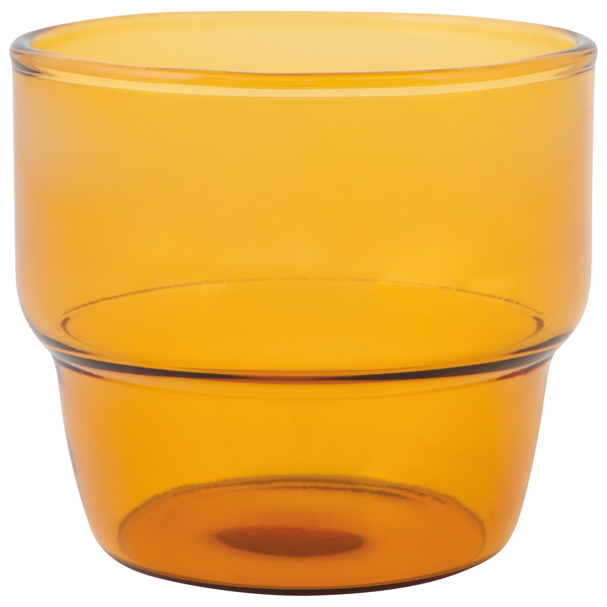 Picture of Danica Brands HGL2926D 9 oz Stackable Juice Glass - Amber