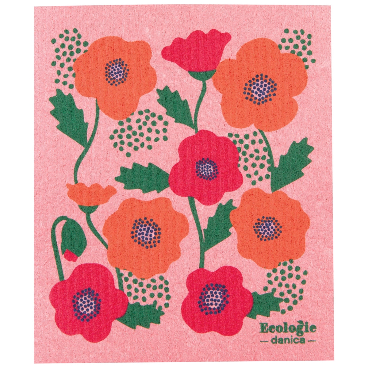 Picture of Danica Brands ESW3322D 6.5 x 8 in. Poppy Swedish Dishcloth