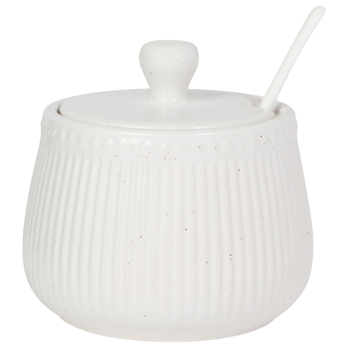 Picture of Danica Brands NSV3107D 15 oz White Speckled Sugar Pot