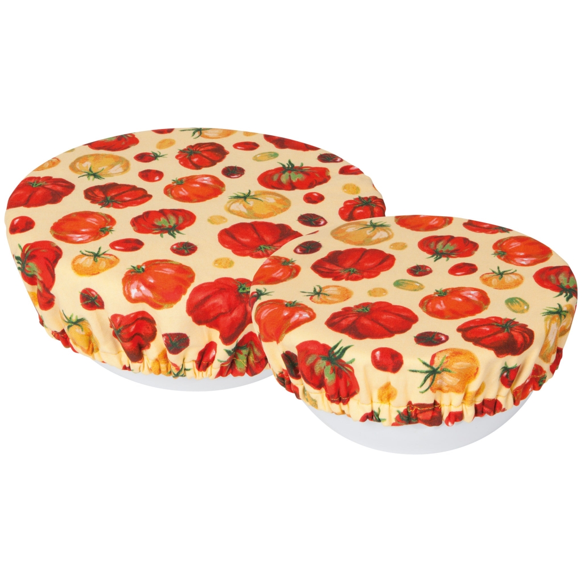 Picture of Danica Brands NBC3049D Heirloom Tomatoes Bowl Covers, Set of 2