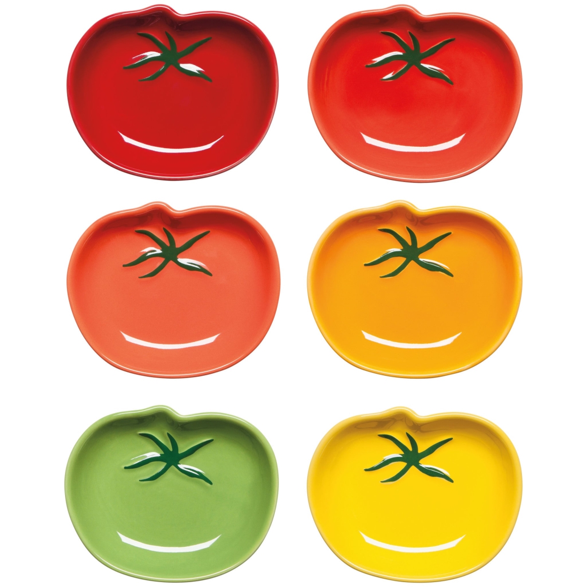 Picture of Danica Brands NBO3046D 2 oz Heirloom Tomatoes Pinch Bowls - Assorted Color, Set of 6