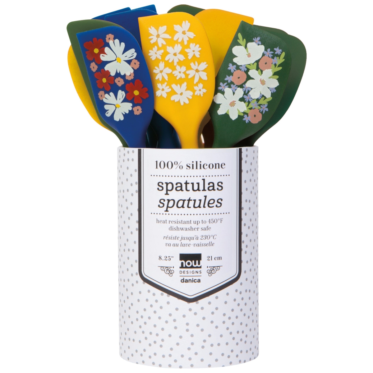 Picture of Danica Brands NKU3108D Full Bloom Mini Spatula Counter Display - 18 Assorted Color