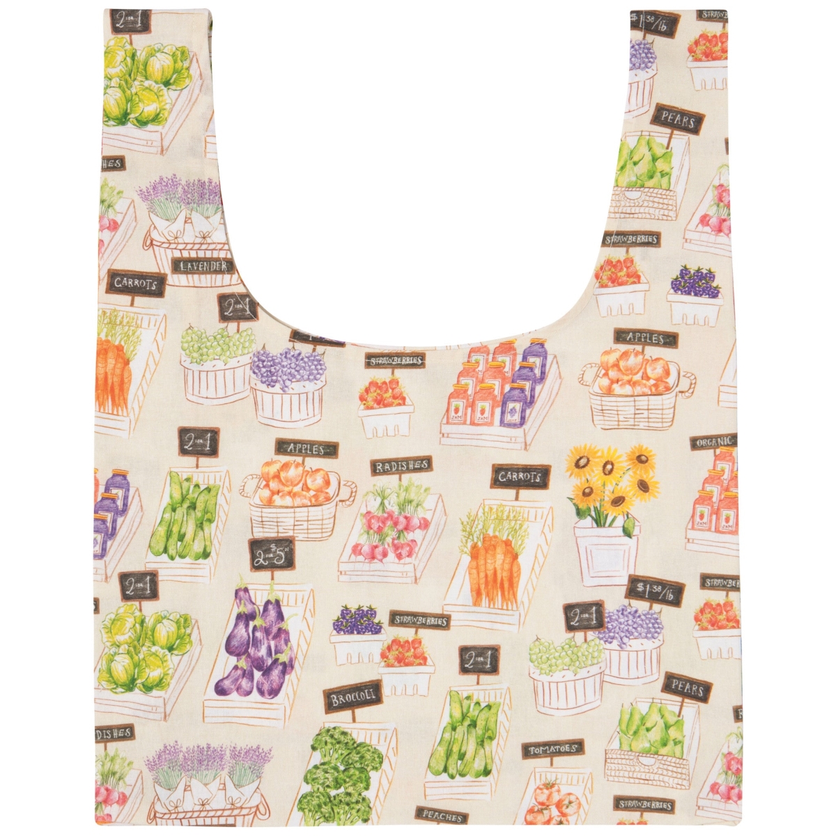 Picture of Danica Brands NTB3072D 14.25 x 17.5 x 3.5 in. Locally Grown Grocery Bag