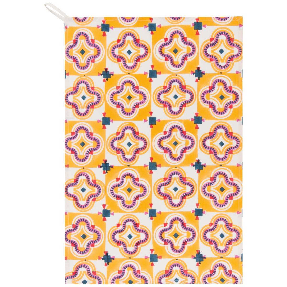 Picture of Danica Brands DKT3210D 18 x 28 in. Pilipala Block Print Dishtowel
