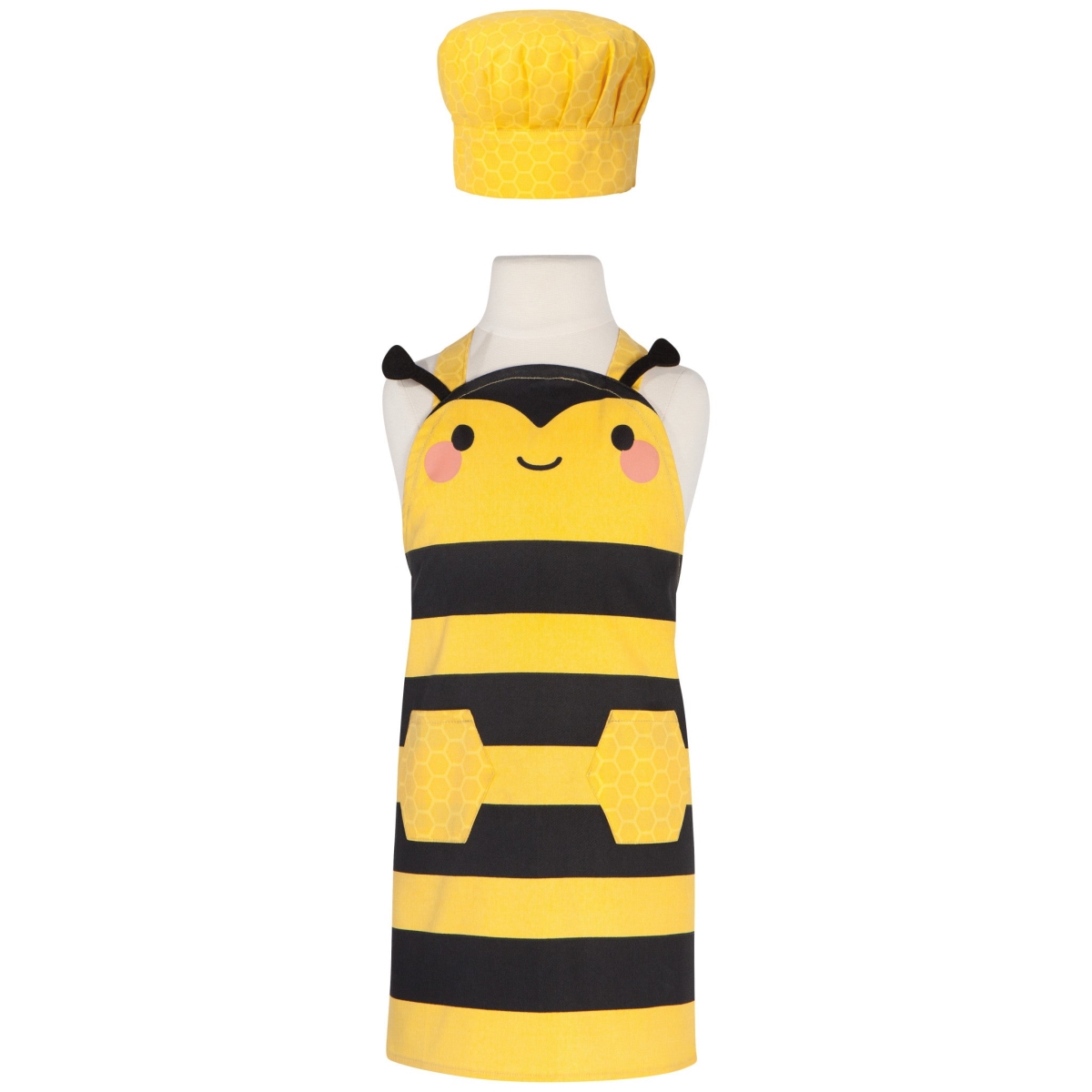 Picture of Danica Brands JKA3142D Bumblebee Kids Apron & Hat Set