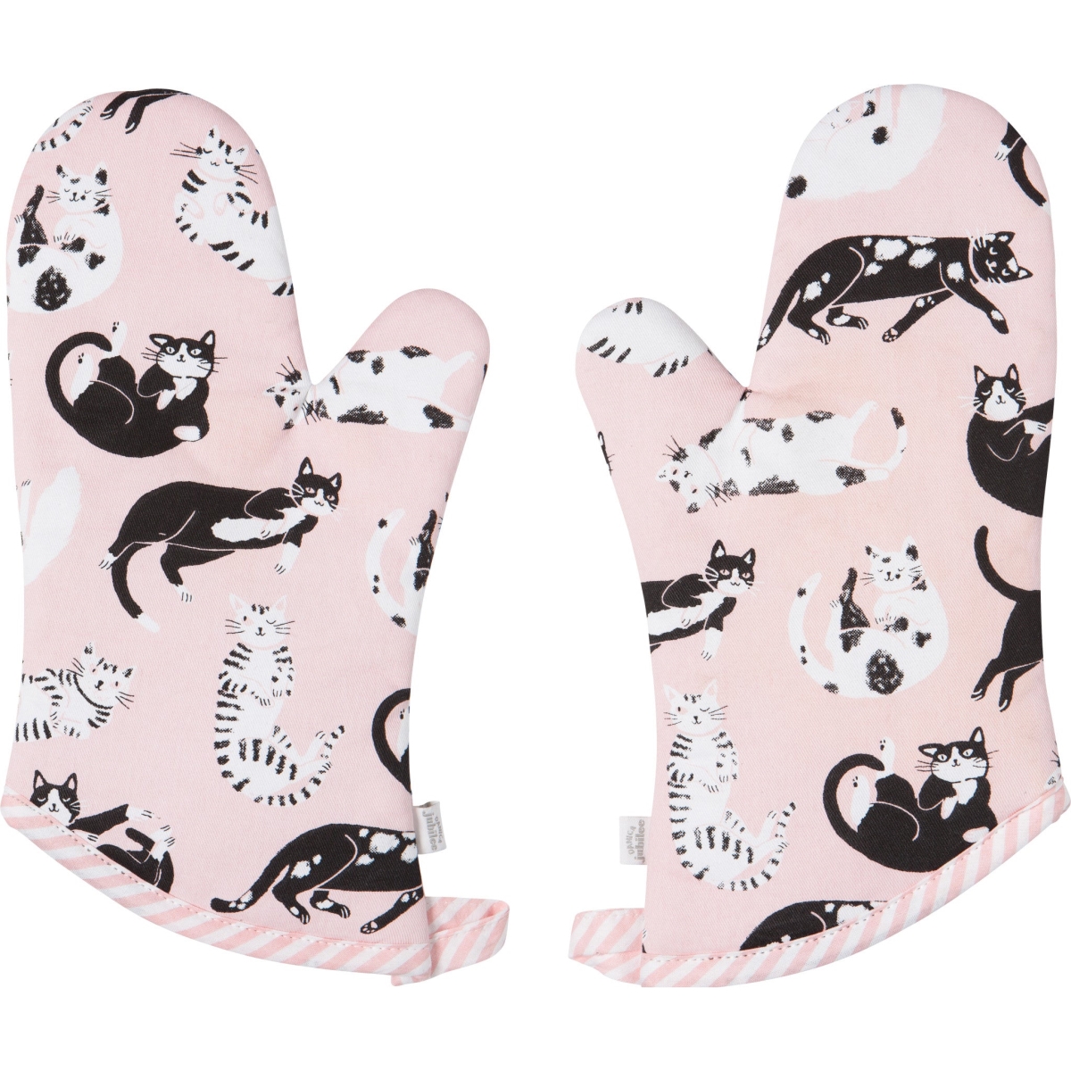 Picture of Danica Brands JOM3144D Meow & Furever Oven Mitts, Set of 2