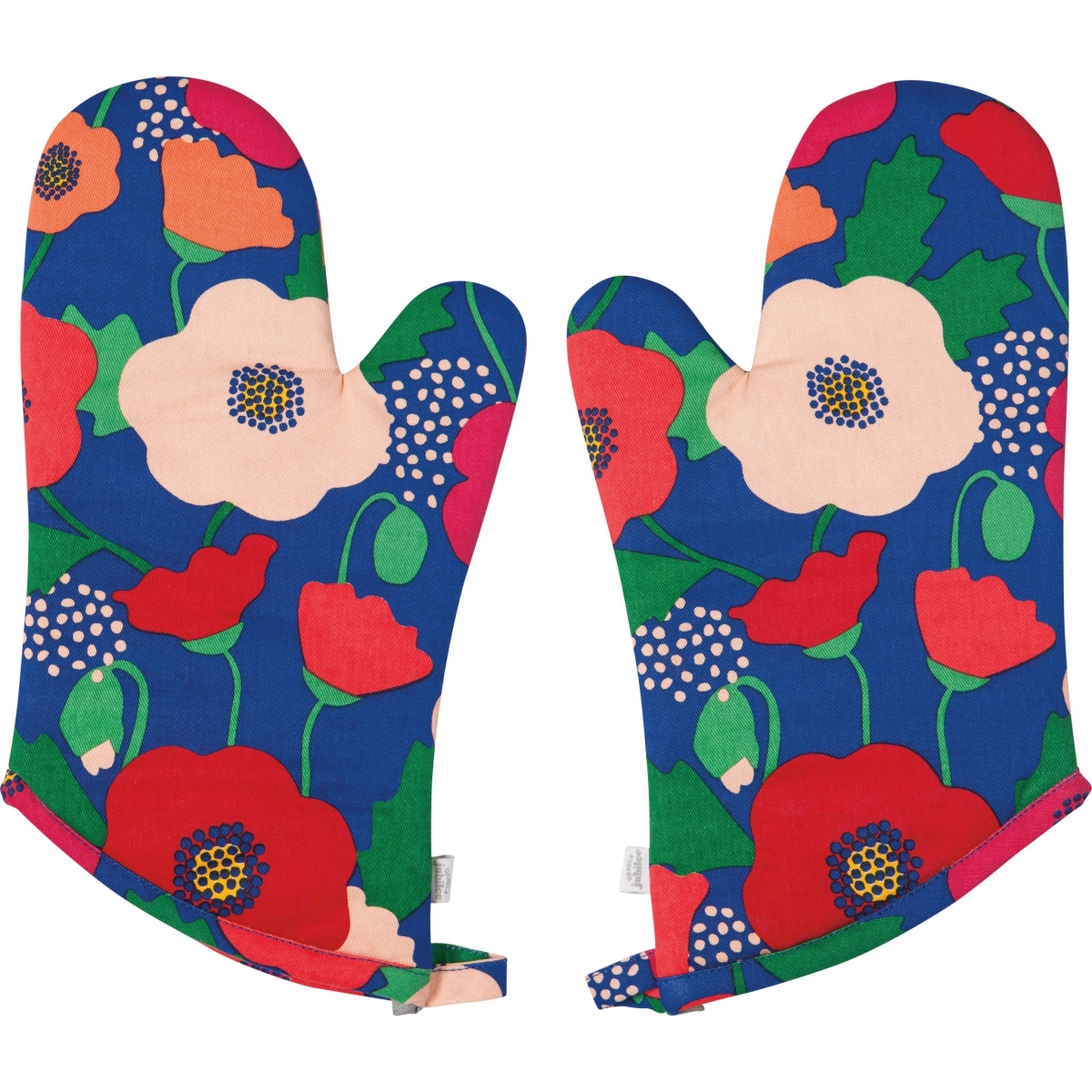 Picture of Danica Brands JOM3145D Poppy Oven Mitts, Set of 2