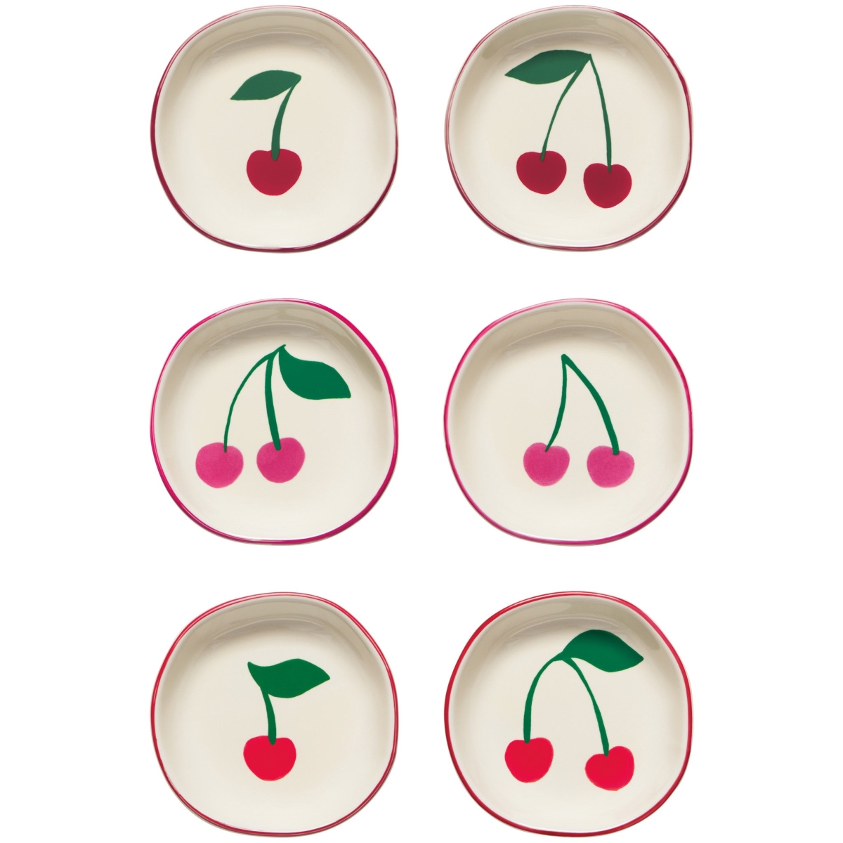 Picture of Danica Brands JBO3156D 2 oz Very Cherry Pinch Bowls - Assorted Color, Set of 6