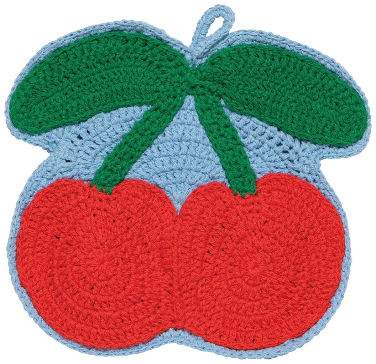 Picture of Danica Brands JTS3161D 8 in. Very Cherry Crochet Trivet