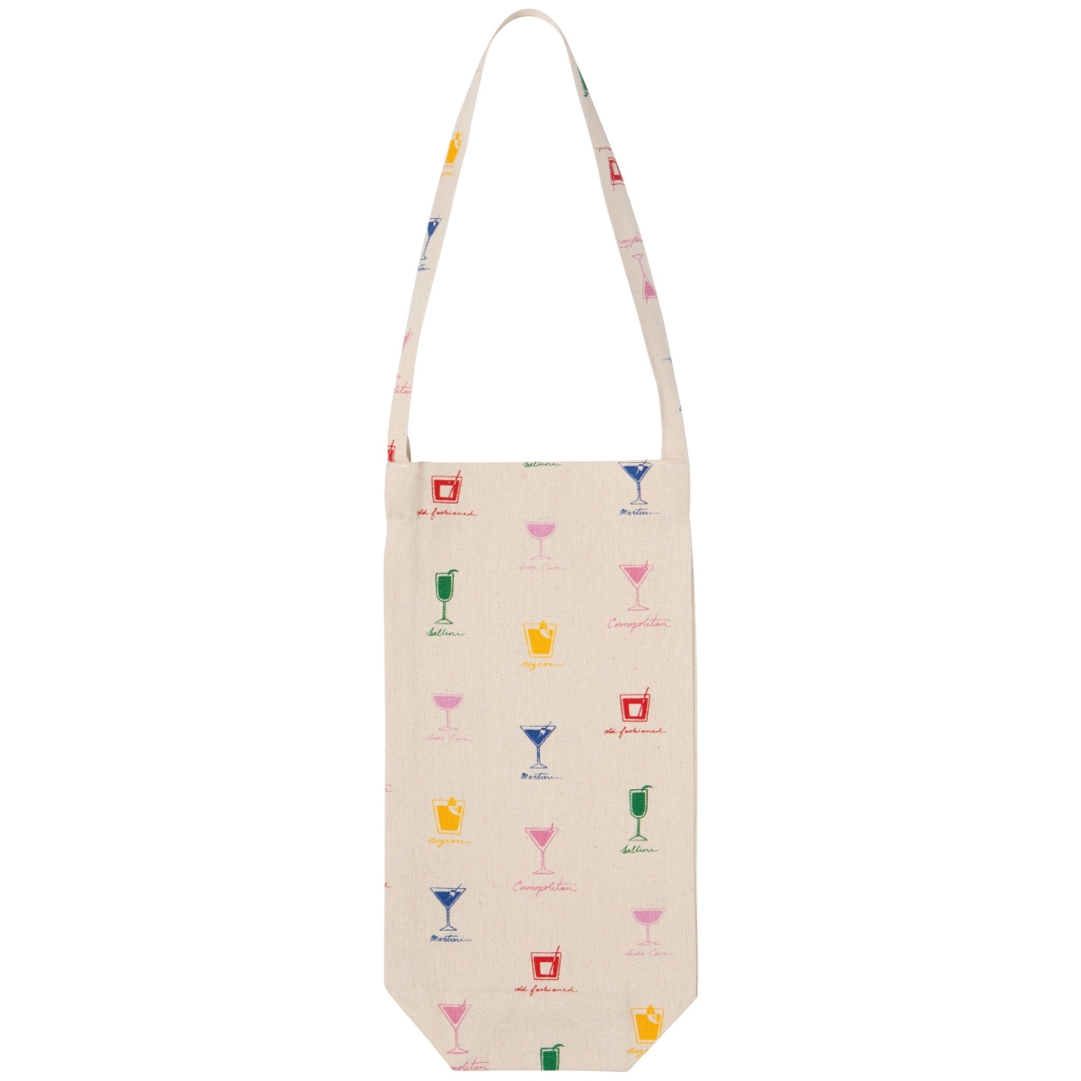 Picture of Danica Brands JTB3183D Happy Hour Cocktails Wine Bag