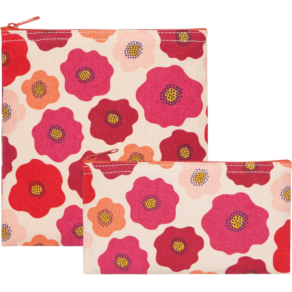 Picture of Danica Brands JLU3111D Poppy Snack Bags, Set of 2