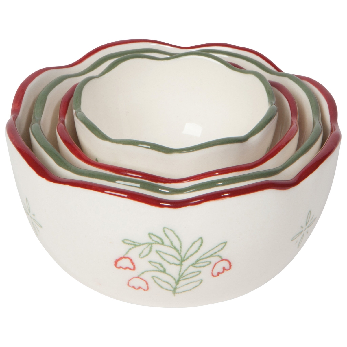 Picture of Danica Brands HME3289D Camellia Sto are Nesting Bowls - Assorted Color, Set of 4