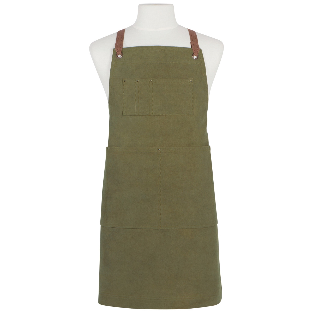 Picture of Danica Brands HAP2968D Mason Apron - Olive Branch