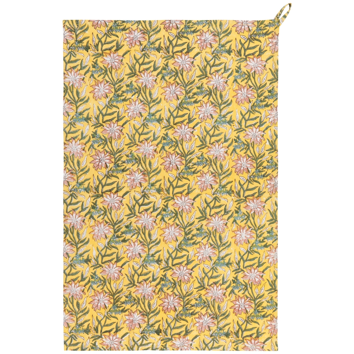 Picture of Danica Brands HKT3274D 18 x 28 in. Clematis Block Print Dishtowel