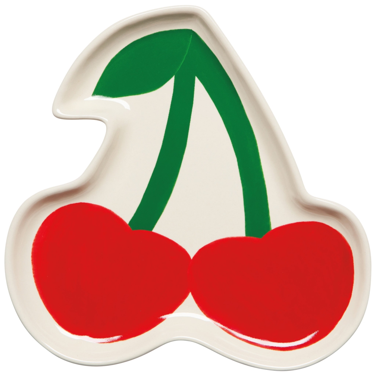 Picture of Danica Brands JSV3436D 6.5 x 6.5 in. Very Cherry Shaped Dish