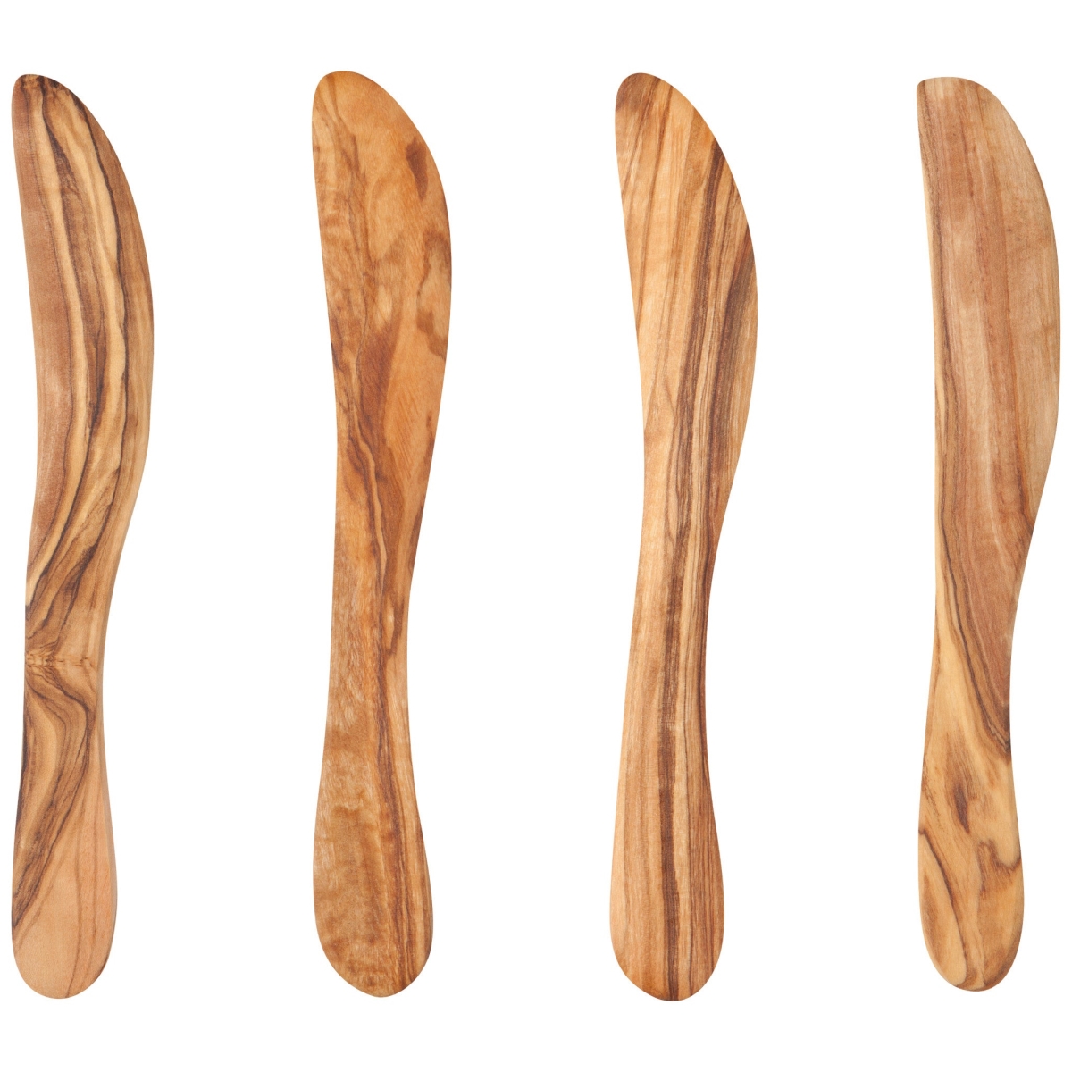 Picture of Danica Brands HKU3467D 7 in. Olive Wood Spreaders - Set of 4