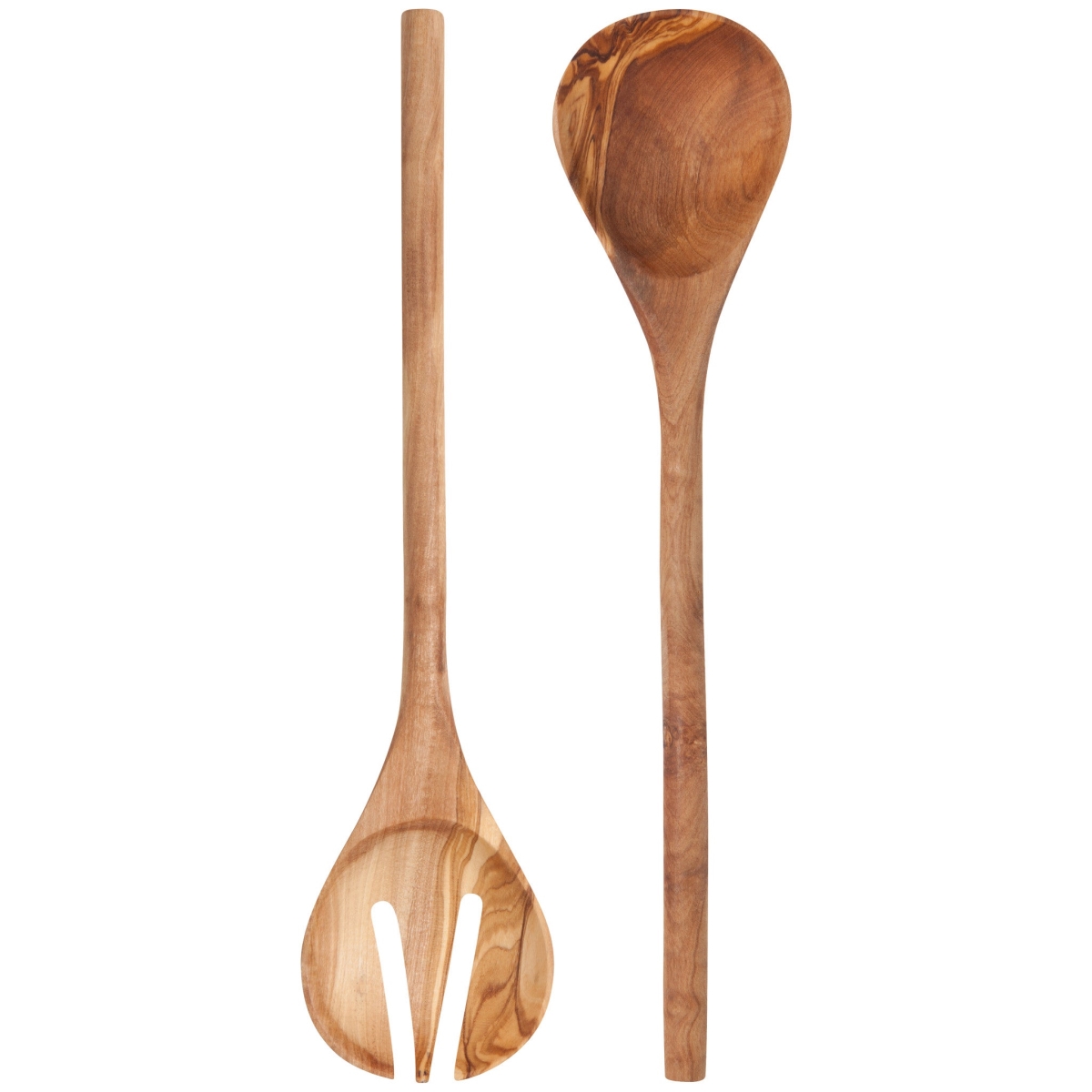 Picture of Danica Brands HKU3468D 2.75 x 12 in. Olive Wood Salad Servers - Set of 2